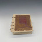 Handmade Ceramic Pocket Journal | Unique Artisan Sketchbook & Diary‘3.5*3.5in