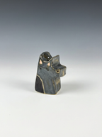 Hand-Sculpted "Zen Dog" Incense Holder | Artisan Ceramic Aromatherapy | Custom Paint Available