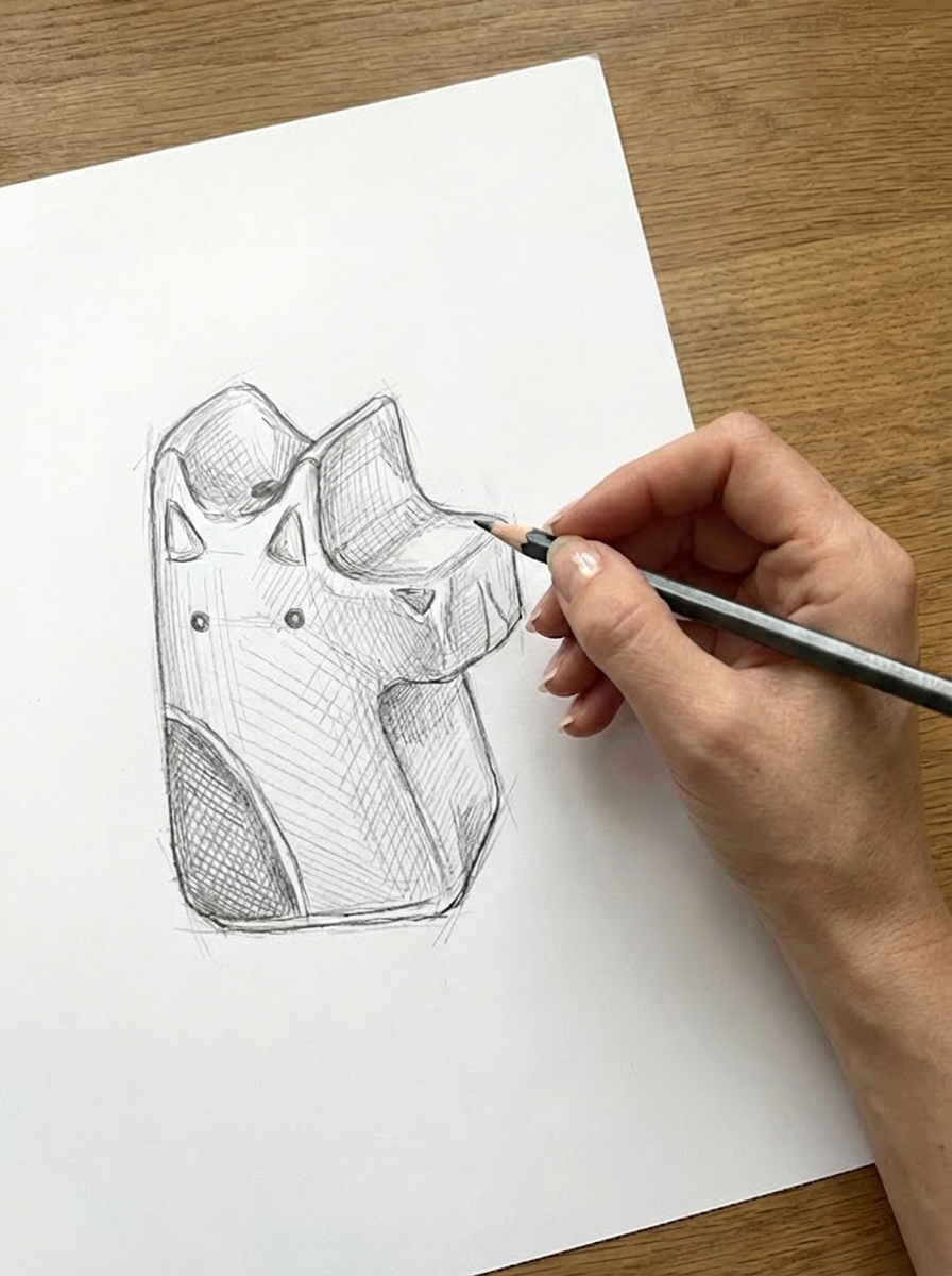 Hand-Sculpted "Zen Dog" Incense Holder | Artisan Ceramic Aromatherapy | Custom Paint Available