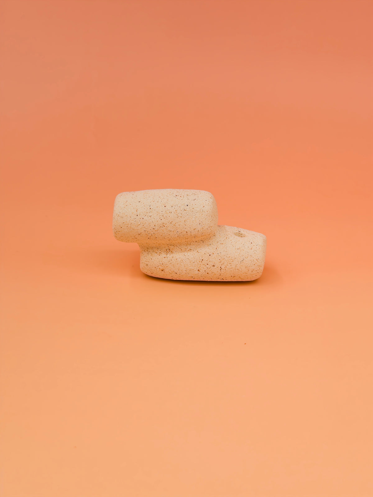 Little Stone Watcher: The "Double Spirit" | Raw Jingdezhen Clay Incense Holder