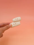 Little Stone Watcher: The "Double Spirit" | Raw Jingdezhen Clay Incense Holder