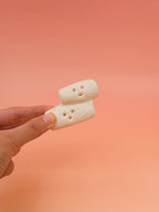 Little Stone Watcher: The "Double Spirit" | Raw Jingdezhen Clay Incense Holder