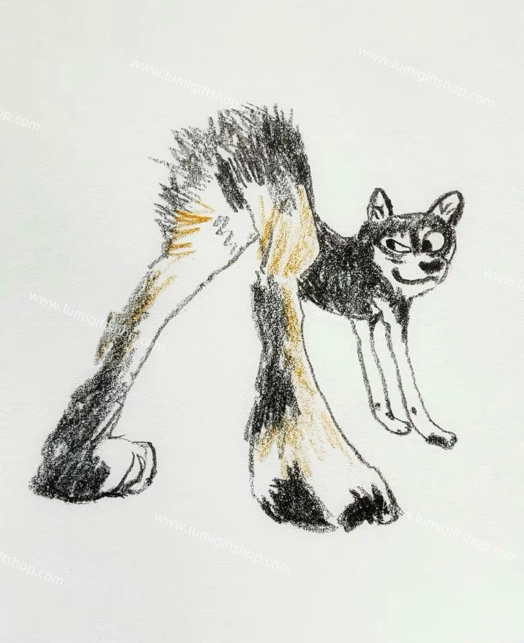 Custom Hand-Painted Pet Portrait | The "Quirky & Cute" Framed Edition | As Seen on TikTok