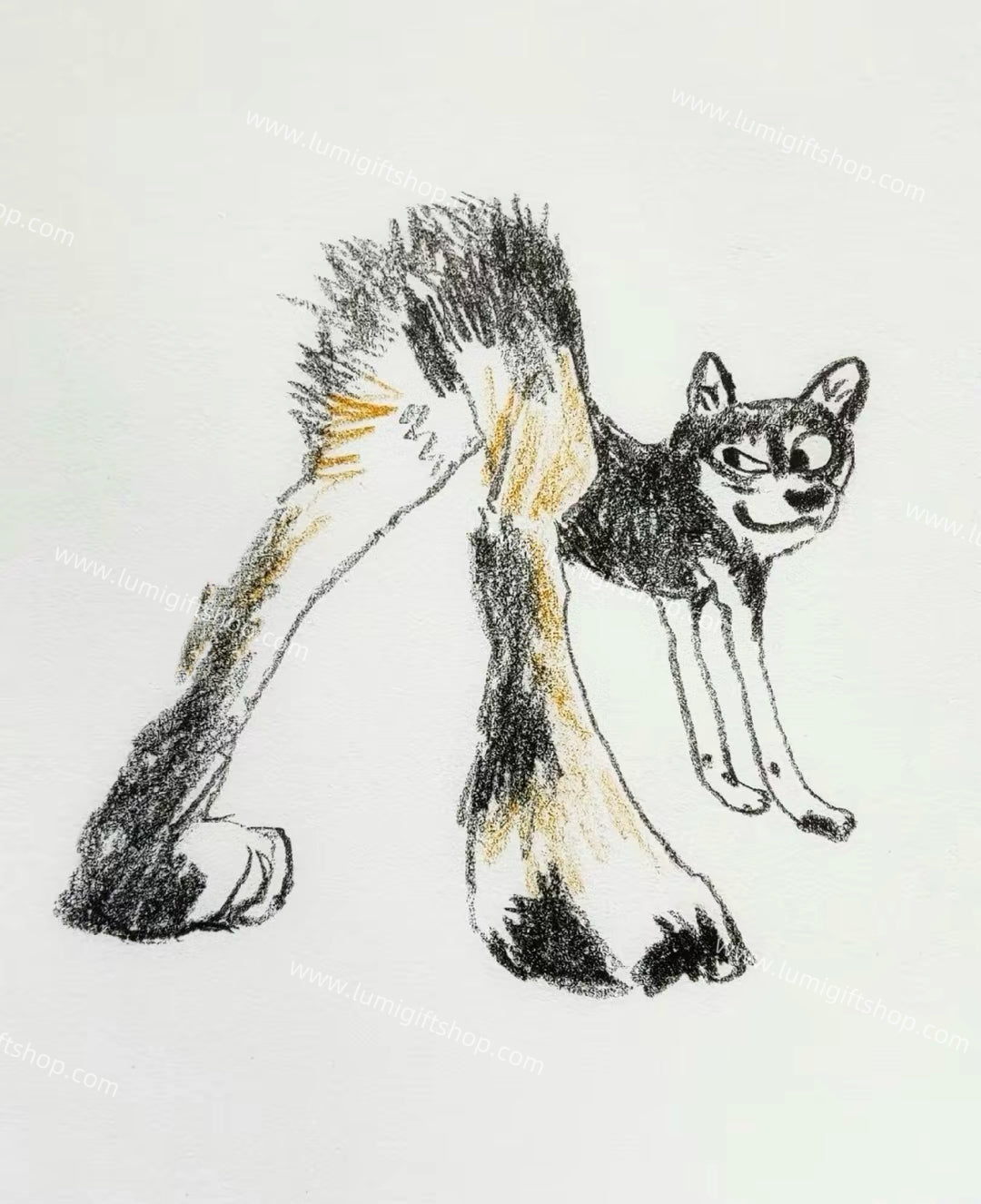 Custom Hand-Painted Pet Portrait | The "Quirky & Cute" Framed Edition | As Seen on TikTok