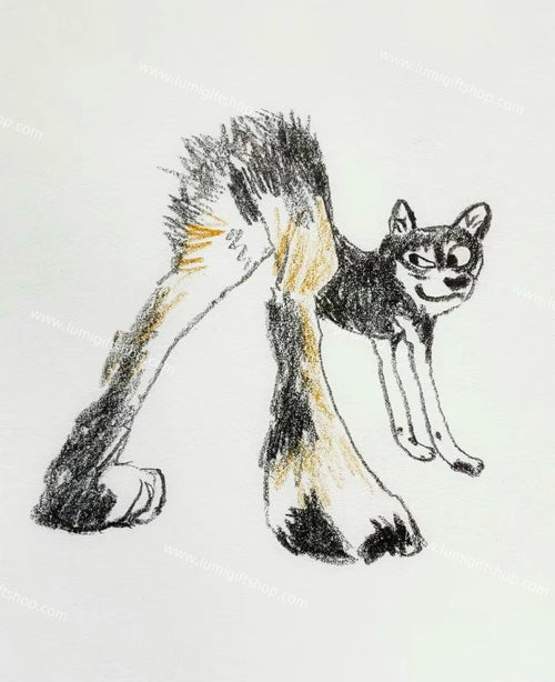 Custom Hand-Painted Pet Portrait | The "Quirky & Cute" Framed Edition | As Seen on TikTok