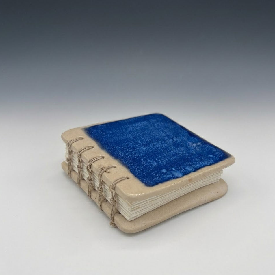Handmade Ceramic Pocket Journal | Unique Artisan Sketchbook & Diary‘3.5*3.5in