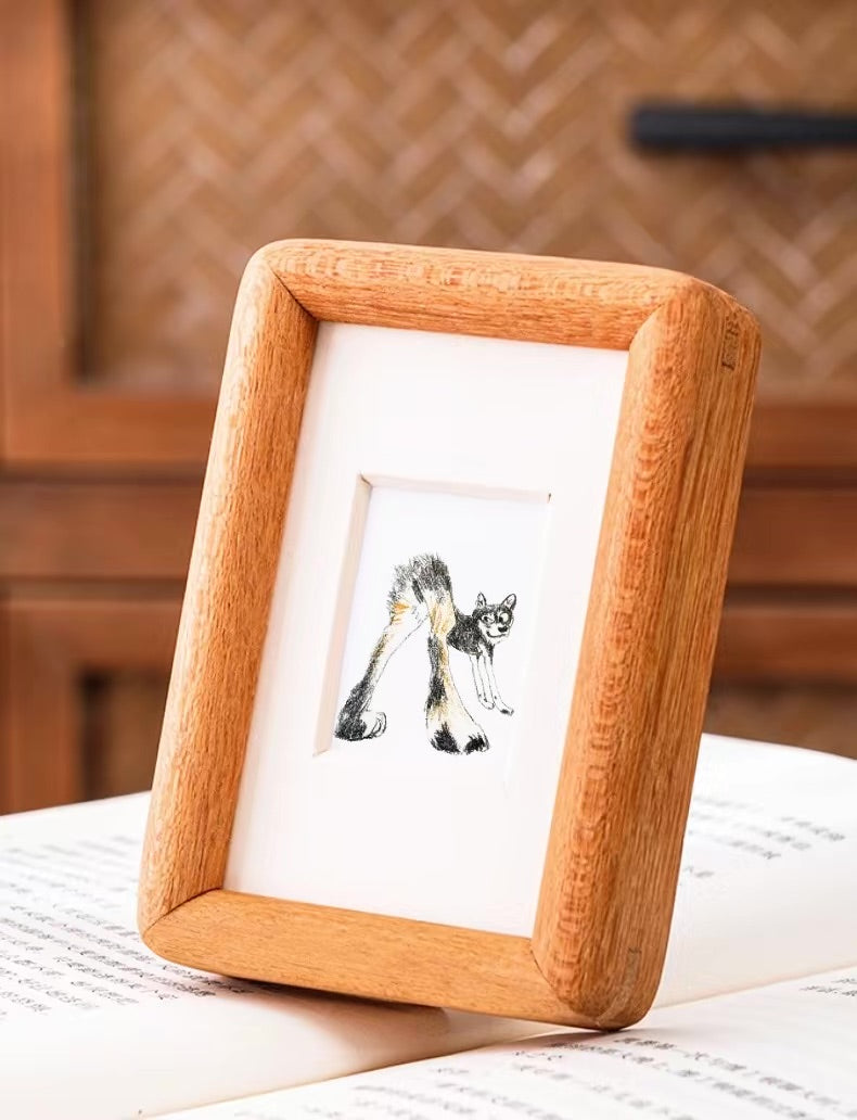 Custom Hand-Painted Pet Portrait | The "Quirky & Cute" Framed Edition | As Seen on TikTok