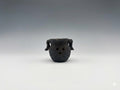 Little Stone Watcher: The "Soot Spirit" | Rare Black Jingdezhen Clay & Charcoal Texture