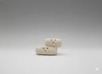 Little Stone Watcher: The "Double Spirit" | Raw Jingdezhen Clay Incense Holder